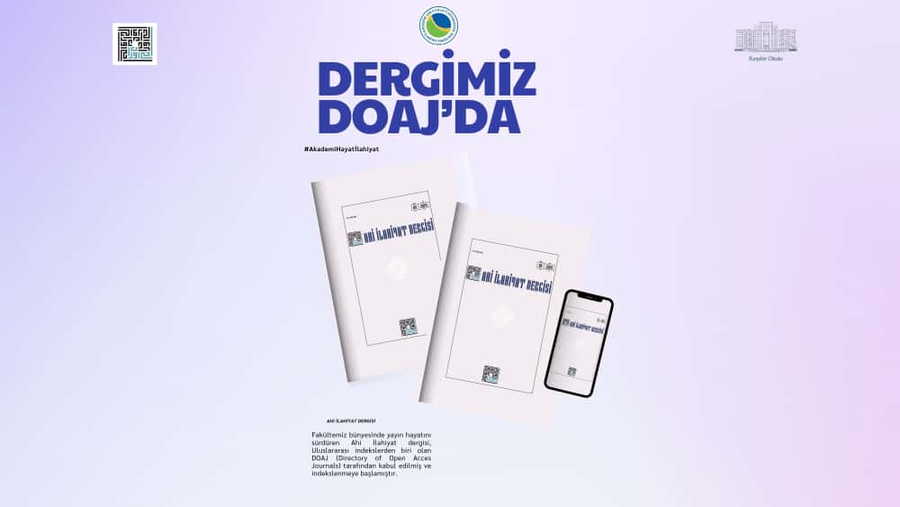 Dergimiz DOAJ'DA